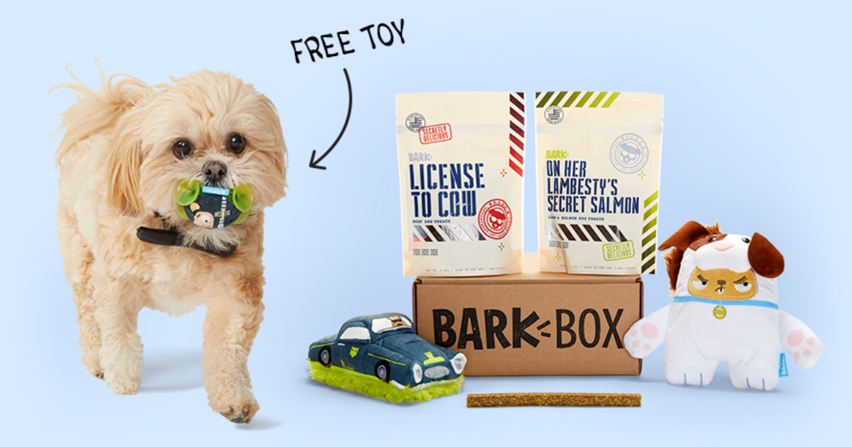 Barkbox 5 Shipped Free Extra Toy Treat Your Dog Each Month