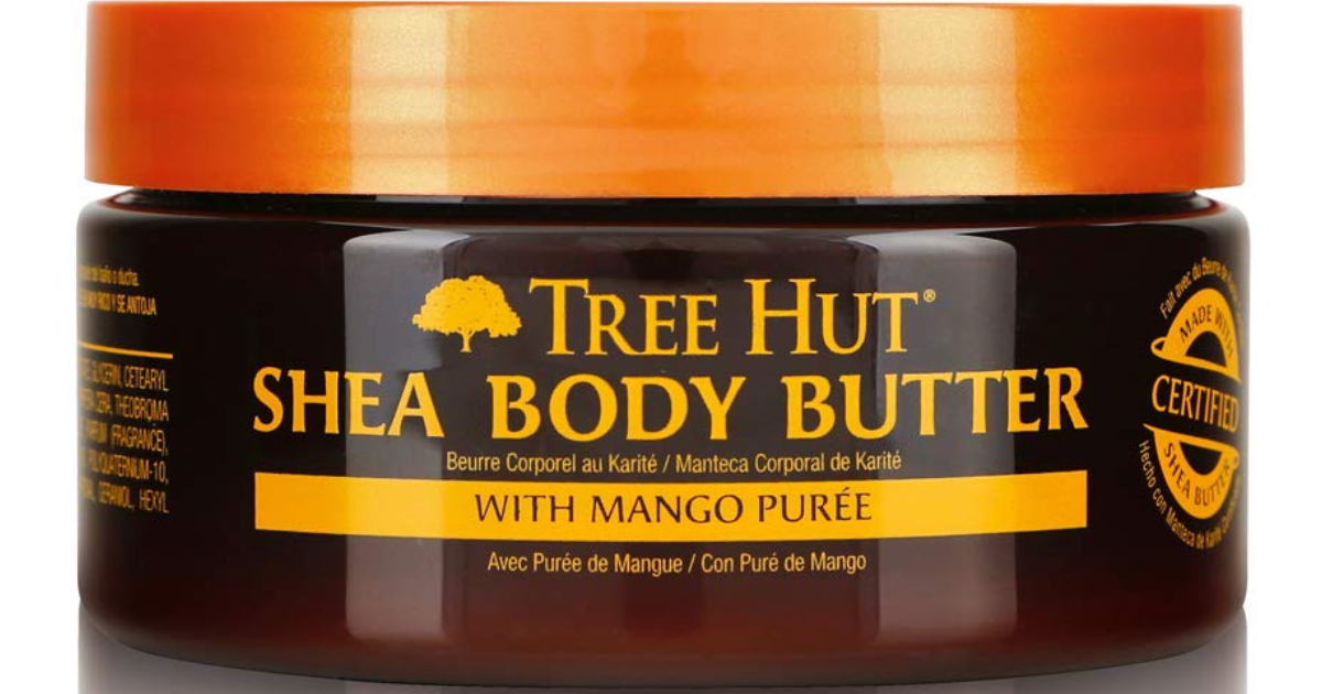 Tree Hut 24-Hour Intense Hydrating Shea Body Butter Tropical Mango, 7oz