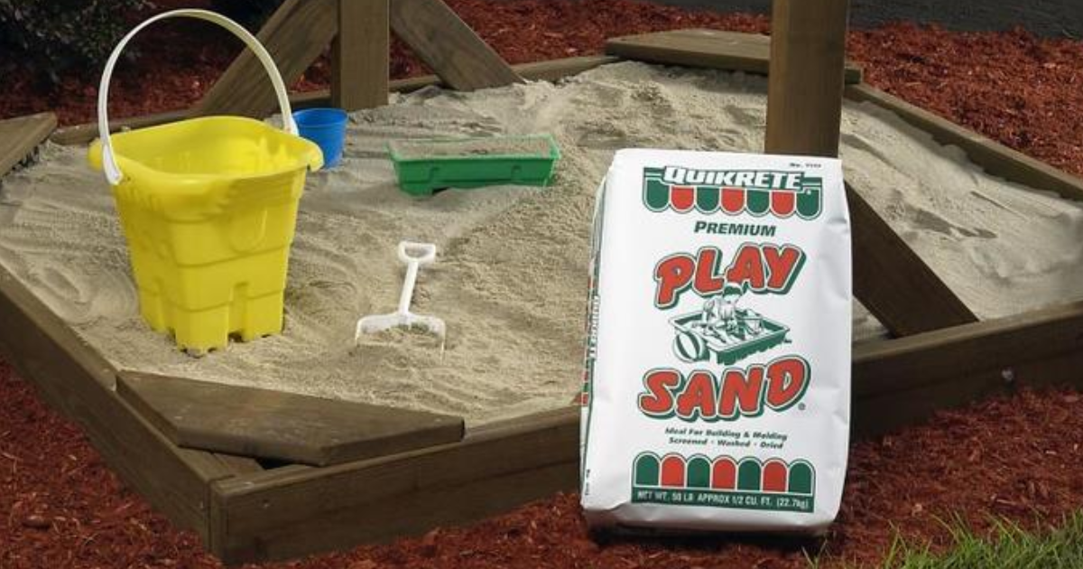 Lowe's 50Lbs of Quikrete Play Sand 2.50