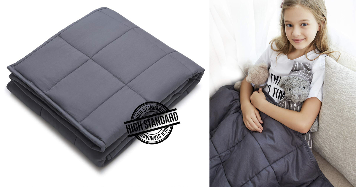 Limited Time Offer: Weighted Blanket (5 lbs for Kids, 36''x48