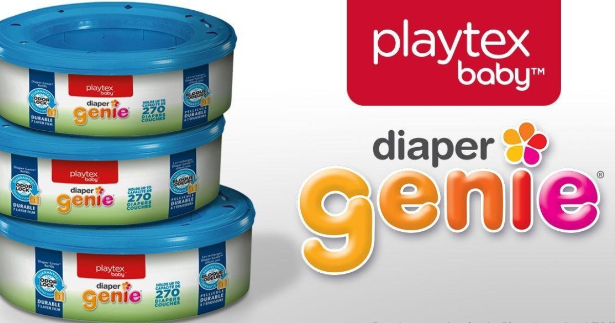 Playtex Diaper Genie Refill Bags, 3 Pack, 810 Count - Coupon ...