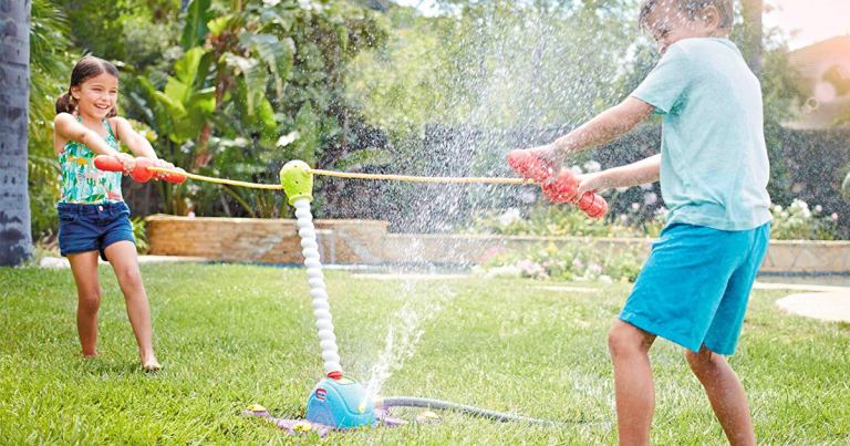 little tikes dancing sprinkler fun