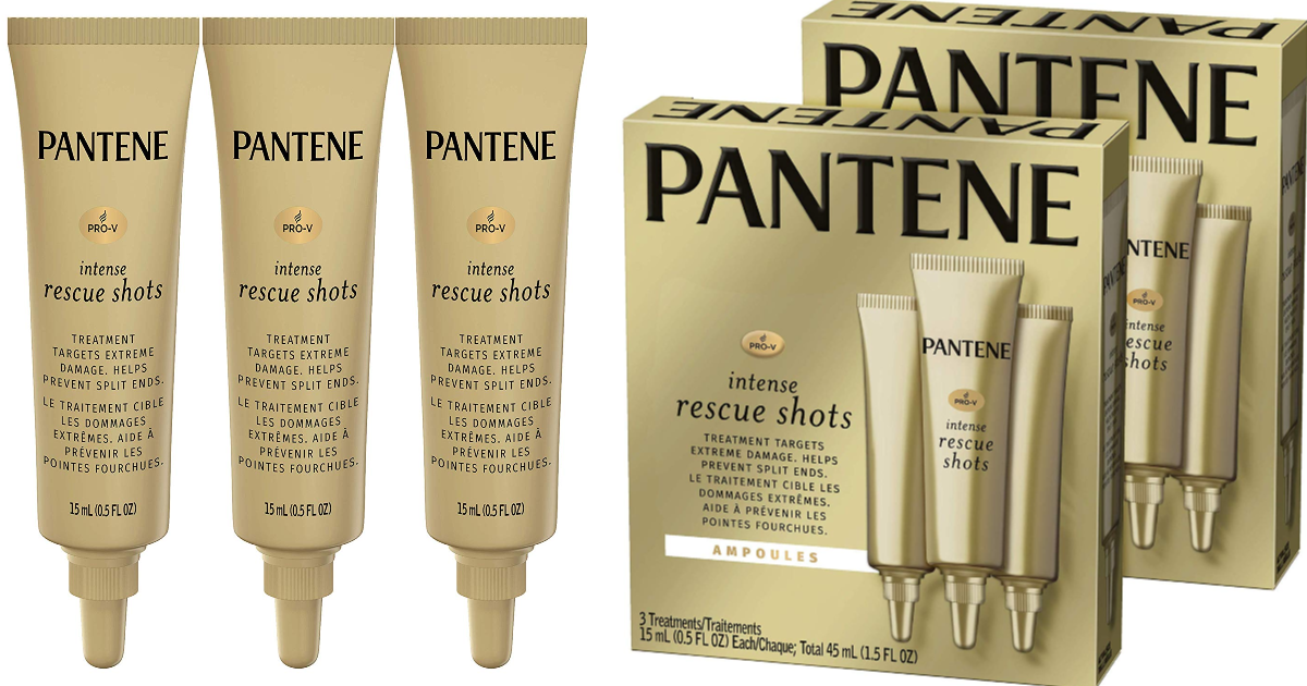 6Count Pantene Rescue Shots Hair Ampoules Treatment Drop the Price