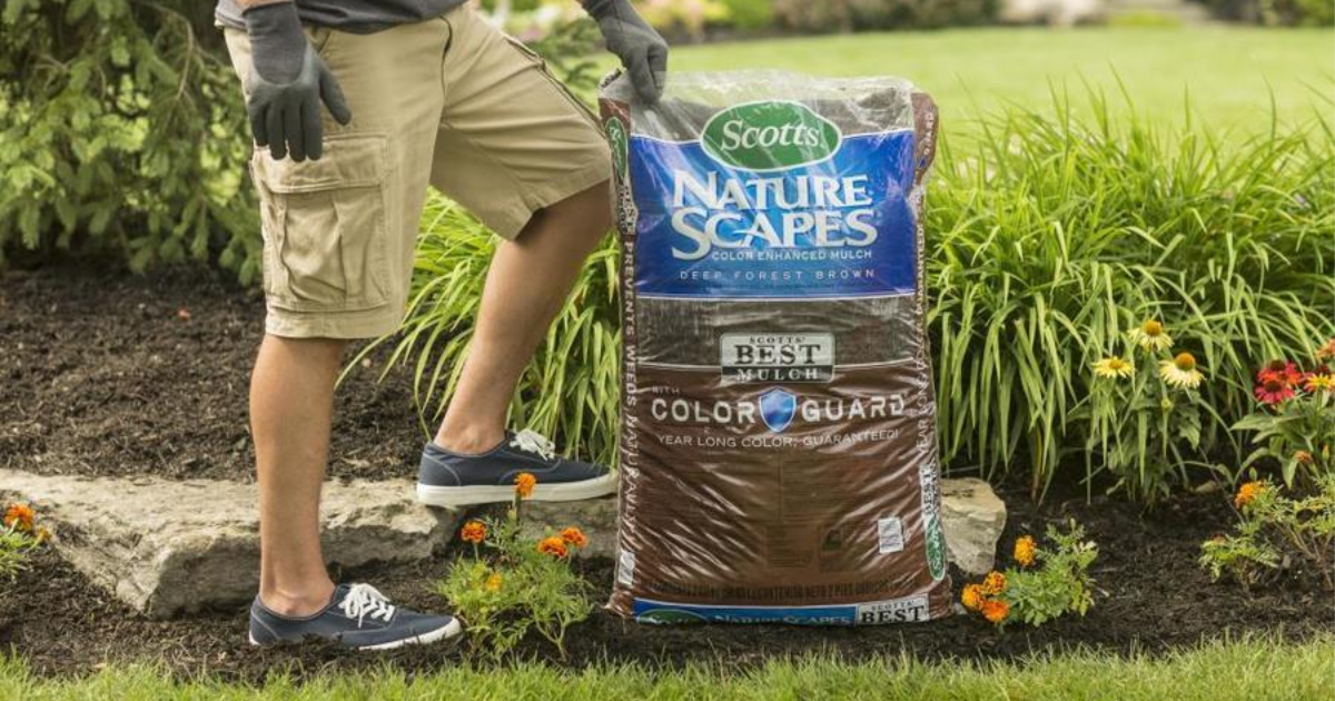 Lowe's Scotts Nature Scapes Color Enhanced Mulch 2.50 a Bag