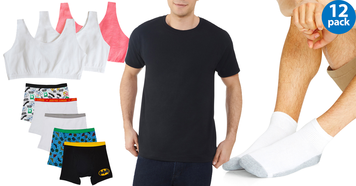Limited Time Offer Save on Basic Underwear for Back to School