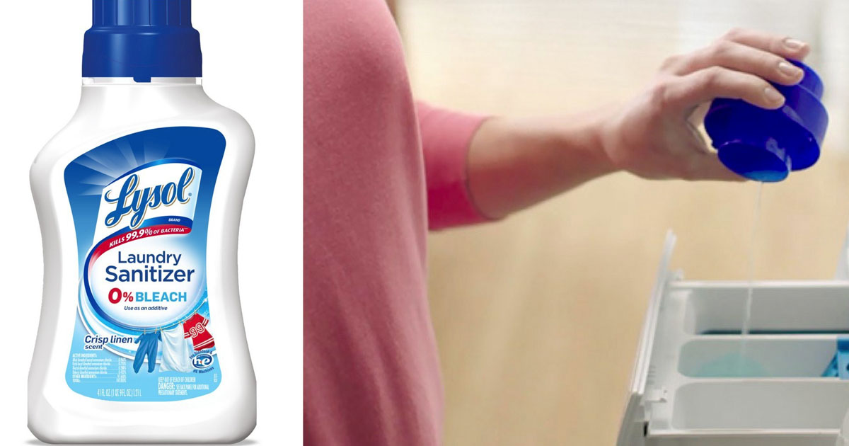 Limited Time Offer Lysol Laundry Sanitizer Additive, Crisp Linen, 41oz