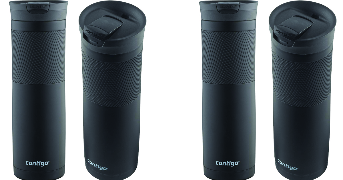 Limited Time Offer Contigo SNAPSEAL Byron Stainless Steel Travel Mug