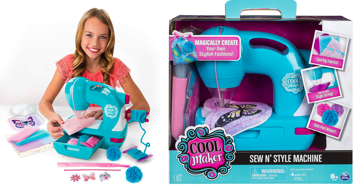 Limited Time Offer Cool Maker Sew N’ Style Sewing Machine With Pom Pom Maker Attachment
