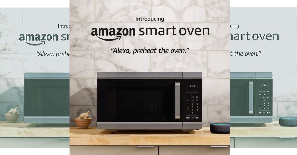 New! Amazon Smart Oven 4-in-1 Convection Oven Including Air Fryer W