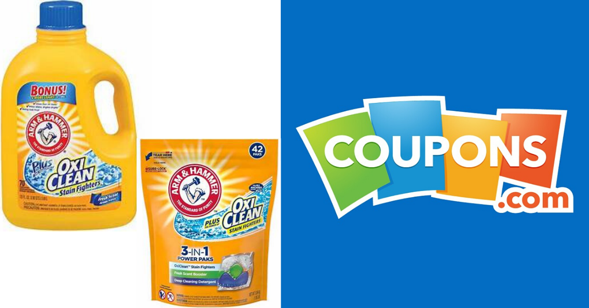 New Week Free Printable Coupons Arm Hammer Laundry Detergent Mylitter One Deal At A Time