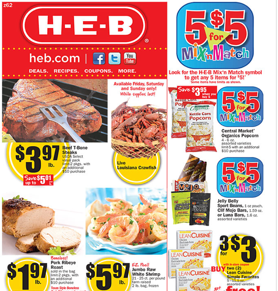 HEB Weekly Deals 2/15 - 2/21