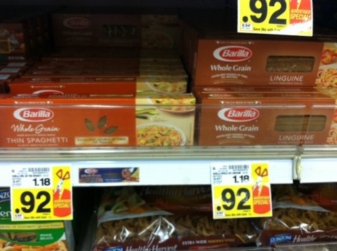 kroger barilla pasta 