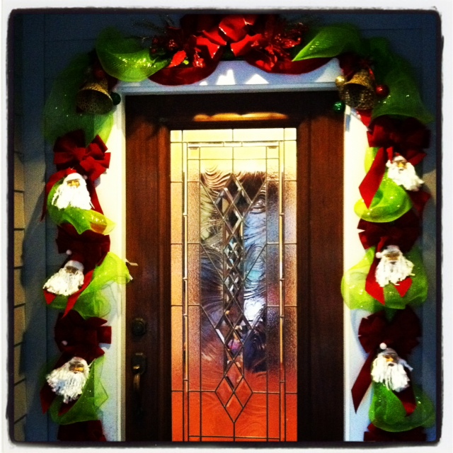 Christmas Front Door - $23 at Dollar Tree - MyLitter - One Deal At A Time