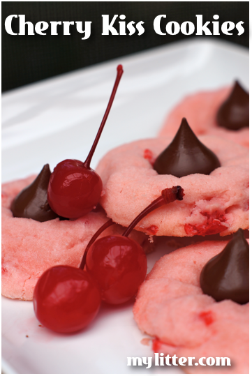 Valentines Day Cherry Chocolate Kiss Cookie Recipe Mylitter One Deal At A Time 3432