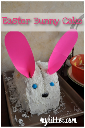 easy easter bunny cake