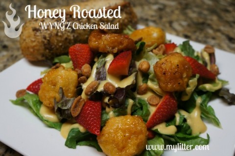 Simple Honey Roasted Tyson Any'tizer Wyngz Salad Recipe