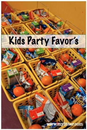 kids party favor snack ideas