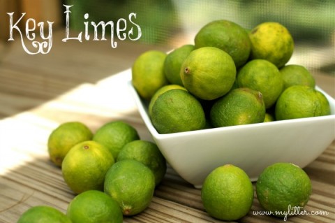 key limes in bowl