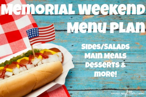 Memorial Day Menu PLan 