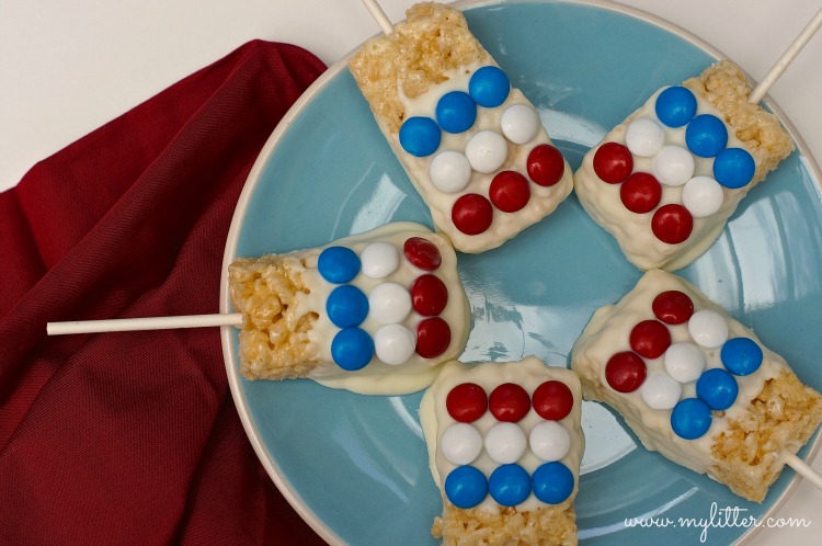 4th july rice krispie treats