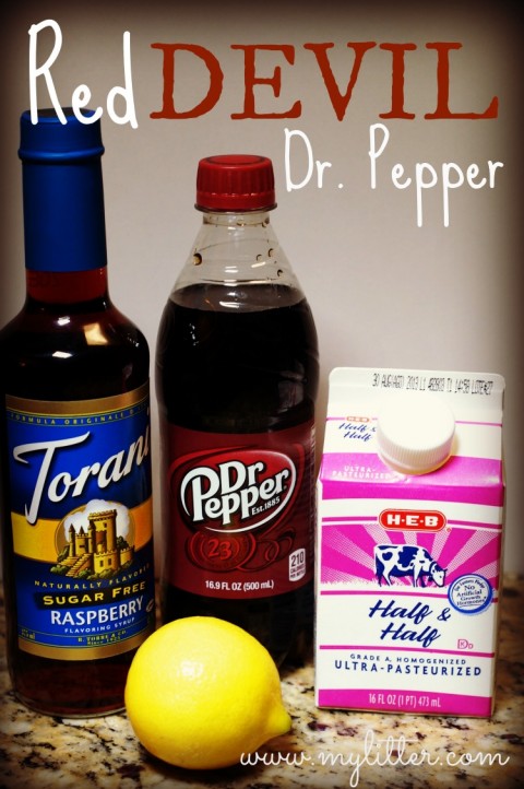 Red Devil Dr. Pepper Drink