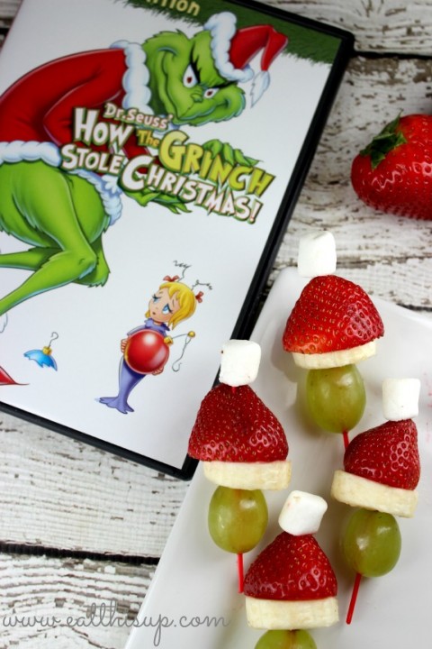 Grinch Kabobs