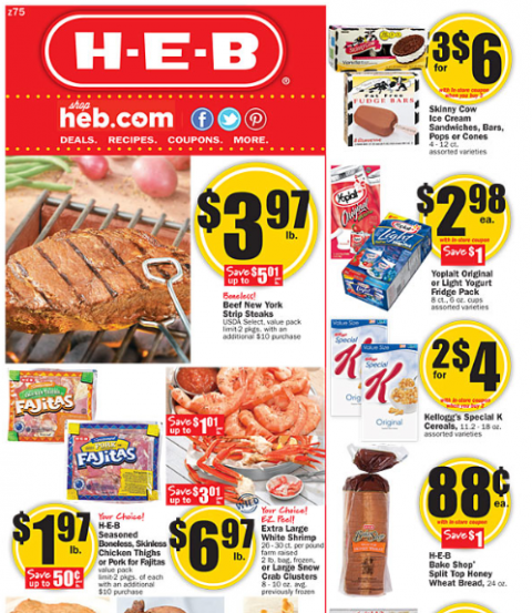 H-E-B Weekly Deals and Coupon Matchups - Jan 1st - Jan 7th - MyLitter ...