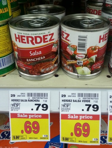 herdez salsa at kroger