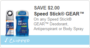 speed stick coupon