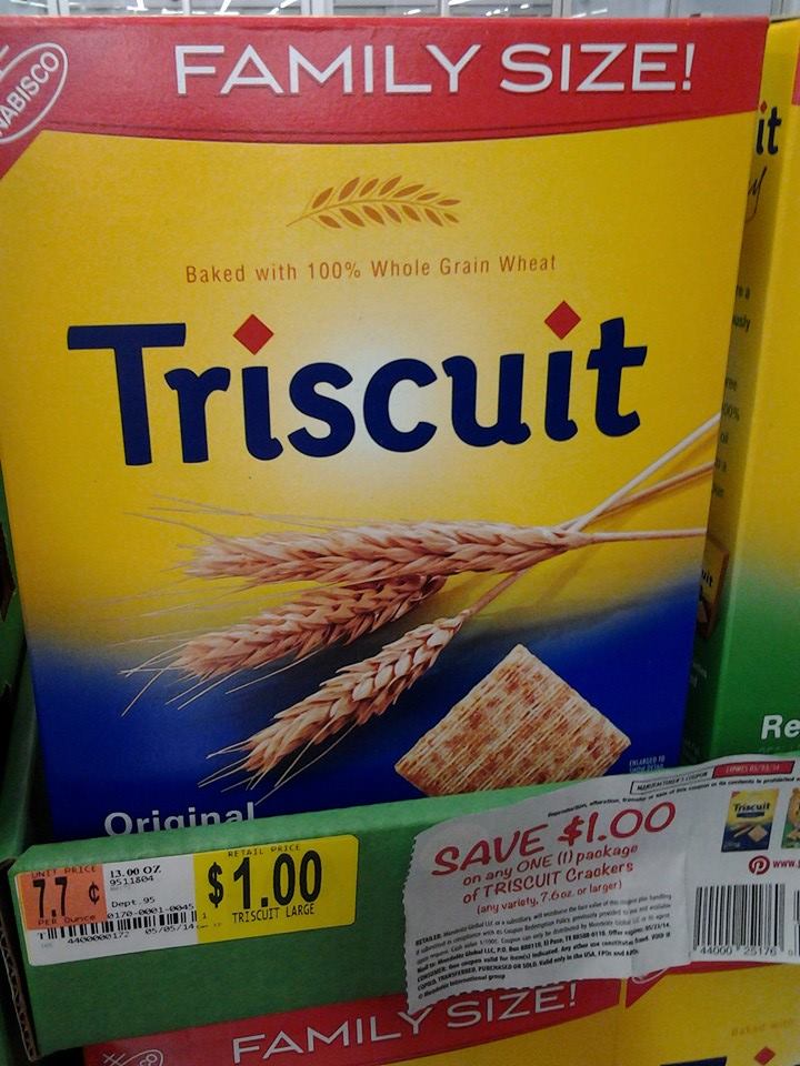 Walmart: FREE Family Size Triscuits?! - MyLitter - One Deal At A Time