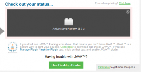 how to print the coupon