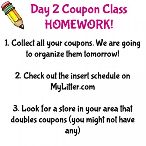 Coupon Class Day 2 Homework