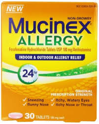 mucinex allergy