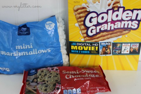 S'mores snack mix ingredients