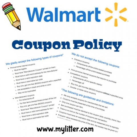 Day 7 Walmart coupon Policy