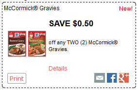 mccormick gravy coupon