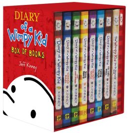 diary of a wimpy kid box of books