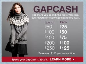 gap cash