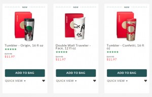 starbucks end of year sale