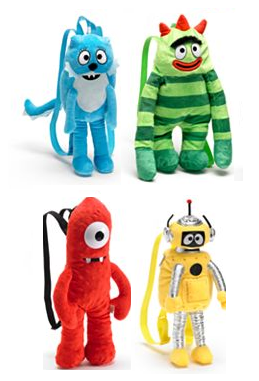 yo gabba gabba backpacks