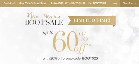 shoes dot com boot sale