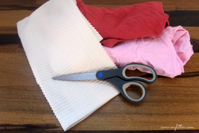 DIY Valentine's Day Dishtowel 