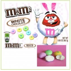 white chocolate M & M