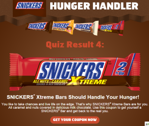snickers facebook