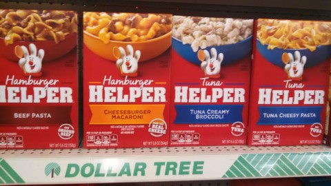 hamburger helper at dollar tree