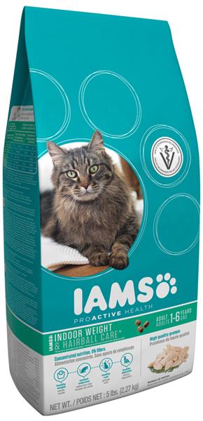 iams bagged cat food
