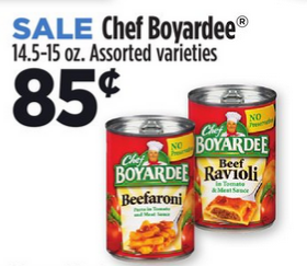 chef boyardee at dollar general