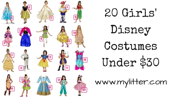 20 Girls' Disney Costumes Under $30 my litter