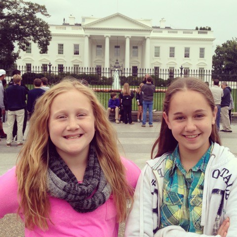 Emma and Paige White house