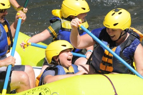 Emma rafting